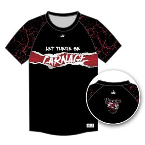 short sleeve shooter shirt carnage