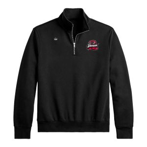 junior quarter zip black