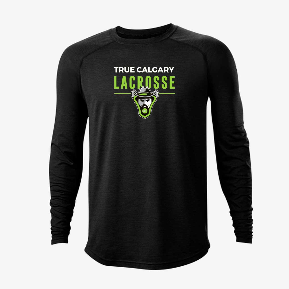 True-Calgary_TrainLS_Blk Long Sleeve Training Tee - Black