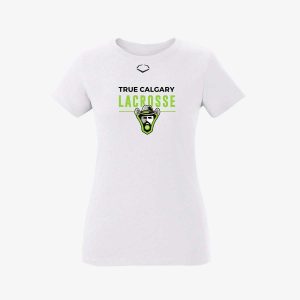 Womens Short Sleeve Warmup Tee - White