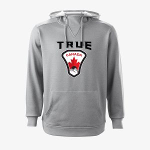 Polyester Team Hoodie - Heather Grey