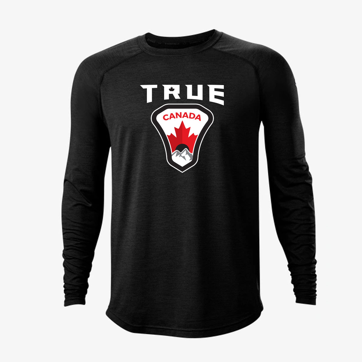 True-Canada_TrainLS_Blk Long Sleeve Training Tee - Black