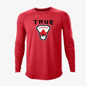 Long Sleeve Training Tee - Red
