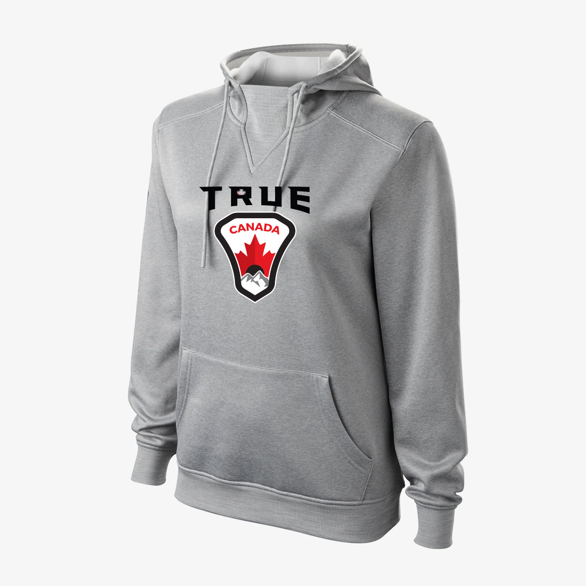 True-Canada_W-Hoodie-Gry Womens Team Hoodie - Heather Grey