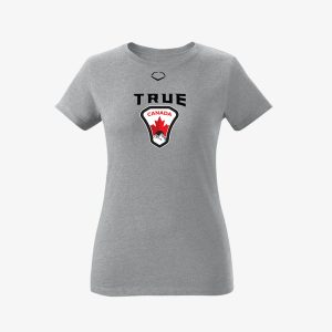 Womens Short Sleeve Warmup Tee - Heather Grey