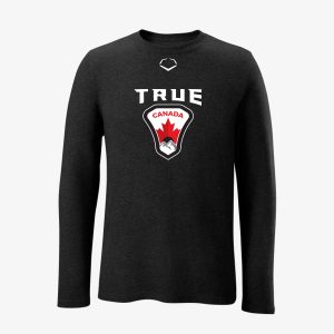 Long Sleeve Warmup Tee - Black