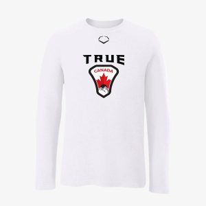 Long Sleeve Warmup Tee - White