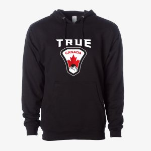 Cotton Blend Team Hoodie - Black